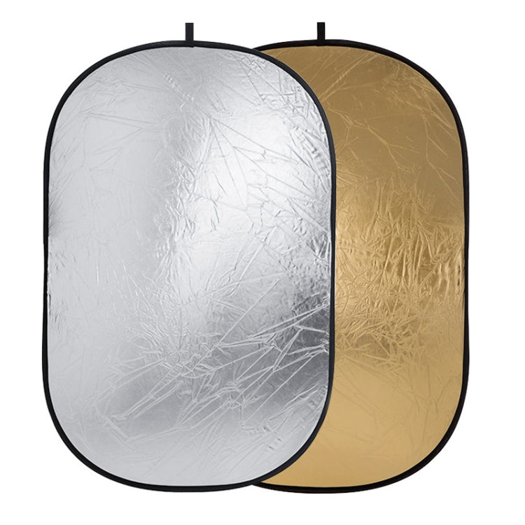 Godox FT01 2 in 1 Gold / Silver Oval Folding Reflector Board, Size: 100 x 150cm - free shipping - PMC TechLife - Order now!