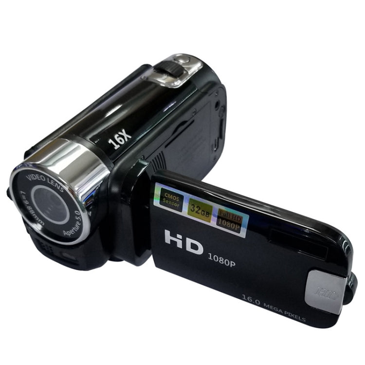 16X Digital Zoom HD 16 Million Pixel Home Travel DV Camera, UK Plug (Black) - Video Cameras by PMC TechLife | Online Shopping South Africa | PMC TechLife | Buy Now Pay Later Mobicred