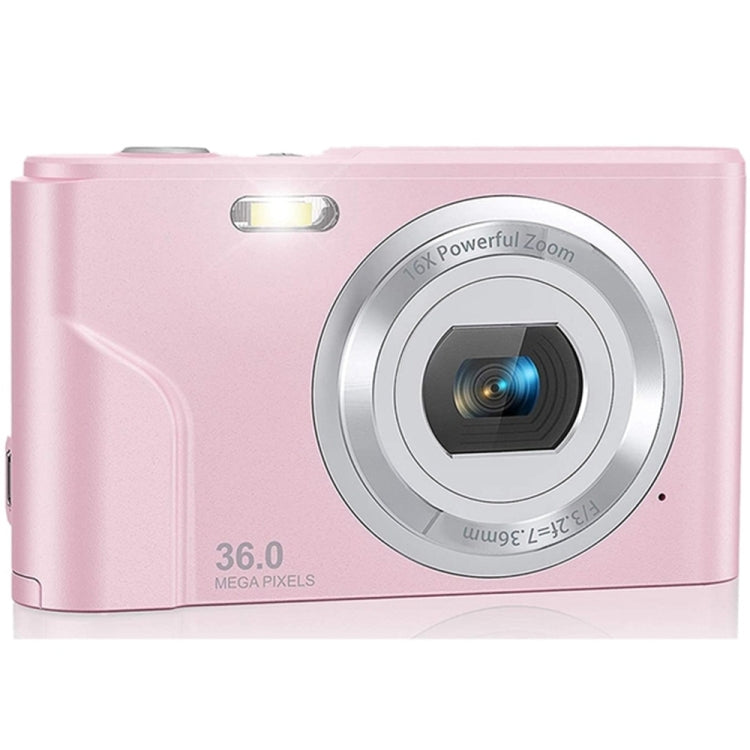 DC311 2.4 inch 36MP 16X Zoom 2.7K Full HD Digital Camera Children Card Camera, US Plug(Pink) - Children Cameras by PMC TechLife | Online Shopping South Africa | PMC TechLife | Buy Now Pay Later Mobicred