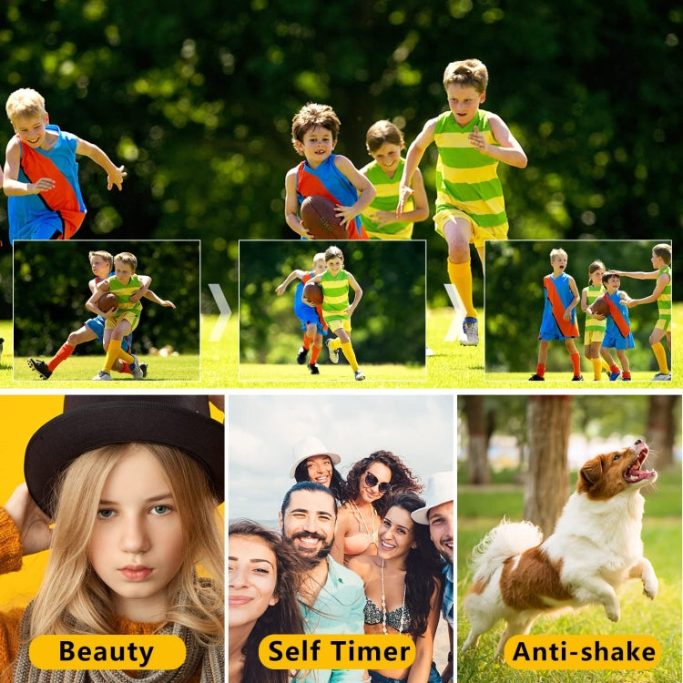 DC311 2.4 inch 36MP 16X Zoom 2.7K Full HD Digital Camera Children Card Camera, US Plug(Black) - Children Cameras by PMC TechLife | Online Shopping South Africa | PMC TechLife | Buy Now Pay Later Mobicred