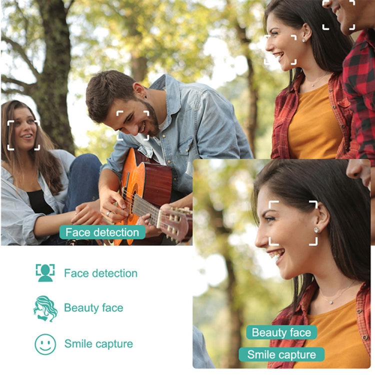 DC402 2.4 inch 44MP 16X Zoom 2.7K Full HD Digital Camera Children Card Camera, UK Plug (Black) - free shipping - PMC Jewellery - Order now!