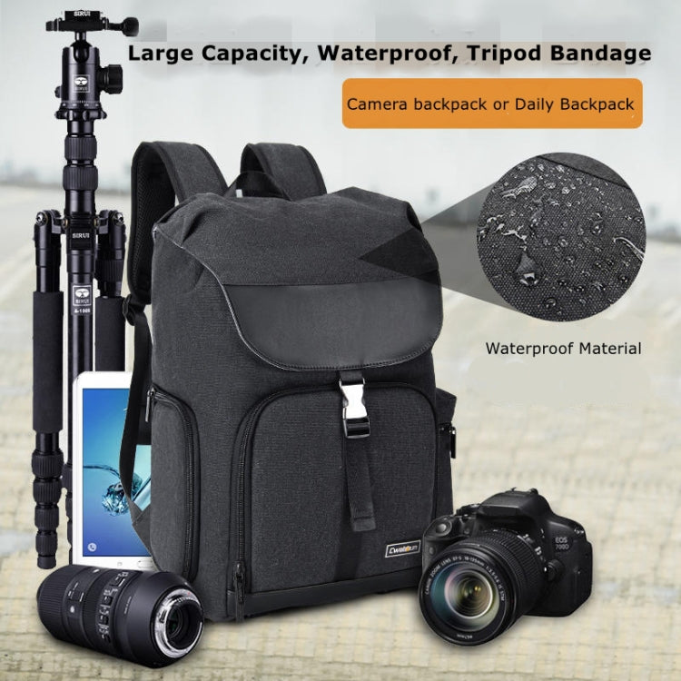 CADeN M8 Side Open Canvas Large Capacity Photography Backpack Shoulder Bag - free shipping - PMC TechLife - Order now!