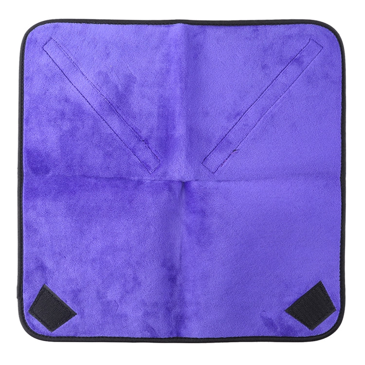 Hundred-folding Cloth Photography Camera SLR Liner Lens Bag Thickening Wrapped Cloth Plus Velvet, Size: 50x50cm (Purple) - free shipping - PMC TechLife - Order now!