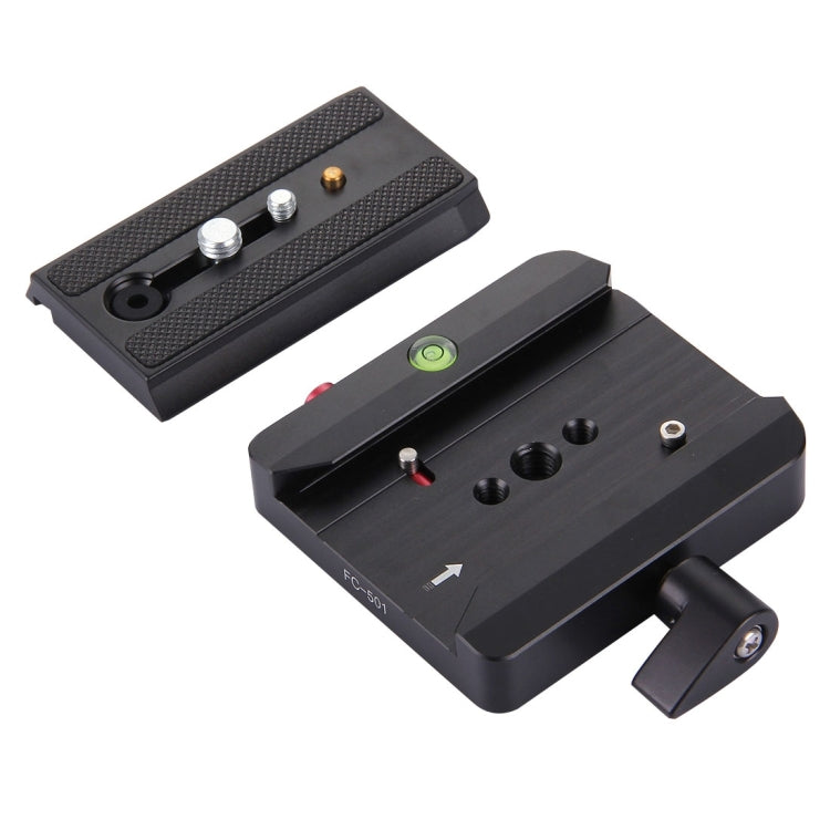 Fittest FC-501 Quick Release Assembly Aluminium Alloy Clamp Adapter with Quick Release Sliding Plate for Manfrotto Tripod 577 Replacement - free shipping - PMc TechLife - Order now!