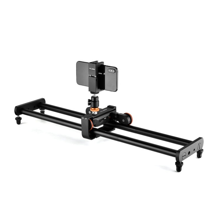 YELANGU L60E 60cm Slide Rail Track + L4 3-Wheel Video Dolly with Phone Clamp & Ballhead - free shipping - PMC TechLife - Order now!