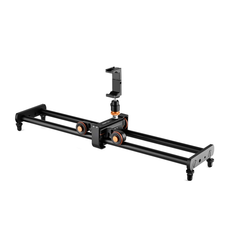 YELANGU L60E 60cm Slide Rail Track + L4 3-Wheel Video Dolly with PC142 Phone Clamp & Ballhead - free shipping - PMC TechLife - Order now!