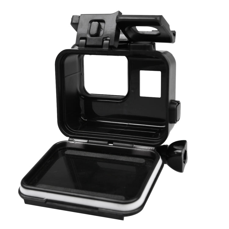 2 in 1 for GoPro HERO5 Touch Screen Back Cover + 45m Waterproof Housing Protective Case(No Need to Disassemble Lens When Installed) with Buckle Basic Mount & Lead Screw(Black) - Waterproof Cases by PMC TechLife | Online Shopping South Africa | PMC TechLife | Buy Now Pay Later Mobicred