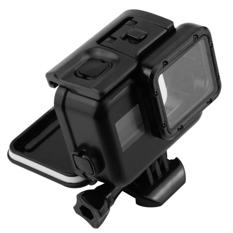 2 in 1 for GoPro HERO5 Touch Screen Back Cover + 45m Waterproof Housing Protective Case(No Need to Disassemble Lens When Installed) with Buckle Basic Mount & Lead Screw(Black) - Waterproof Cases by PMC TechLife | Online Shopping South Africa | PMC TechLife | Buy Now Pay Later Mobicred