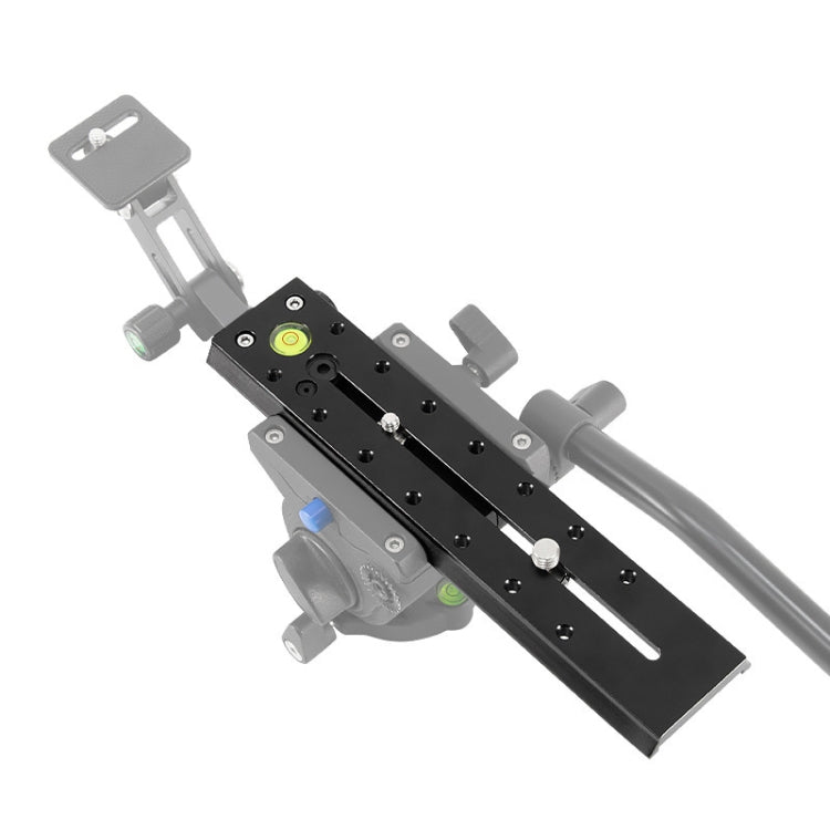 BEXIN VR-220L 220mm Length Aluminum Alloy Extended Quick Release Plate for Manfrotto / Sachtler (Black) - free shipping - PMC TechLife - Order now!