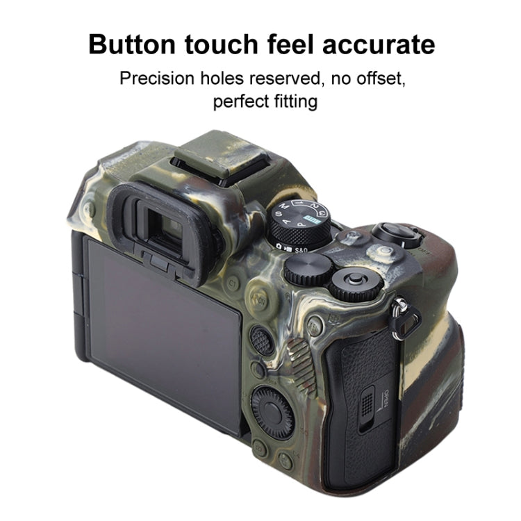 Soft Silicone Protective Case for Sony A7 IV (Camouflage) - Protective Case by PMC TechLife | Online Shopping South Africa | PMC TechLife