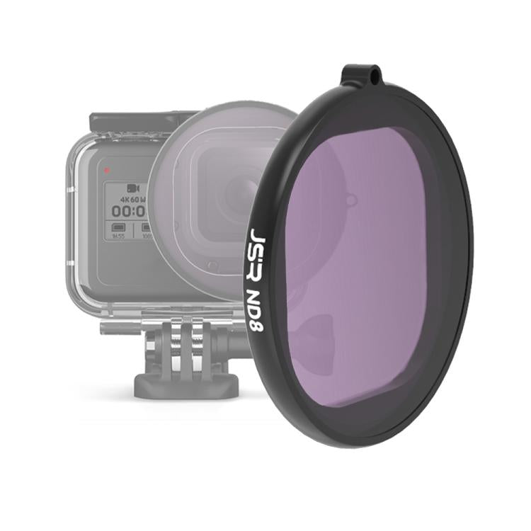 JSR Round Housing ND8 Lens Filter for GoPro HERO8 Black - Lens Filter by JSR | Online Shopping South Africa | PMC TechLife | Buy Now Pay Later Mobicred