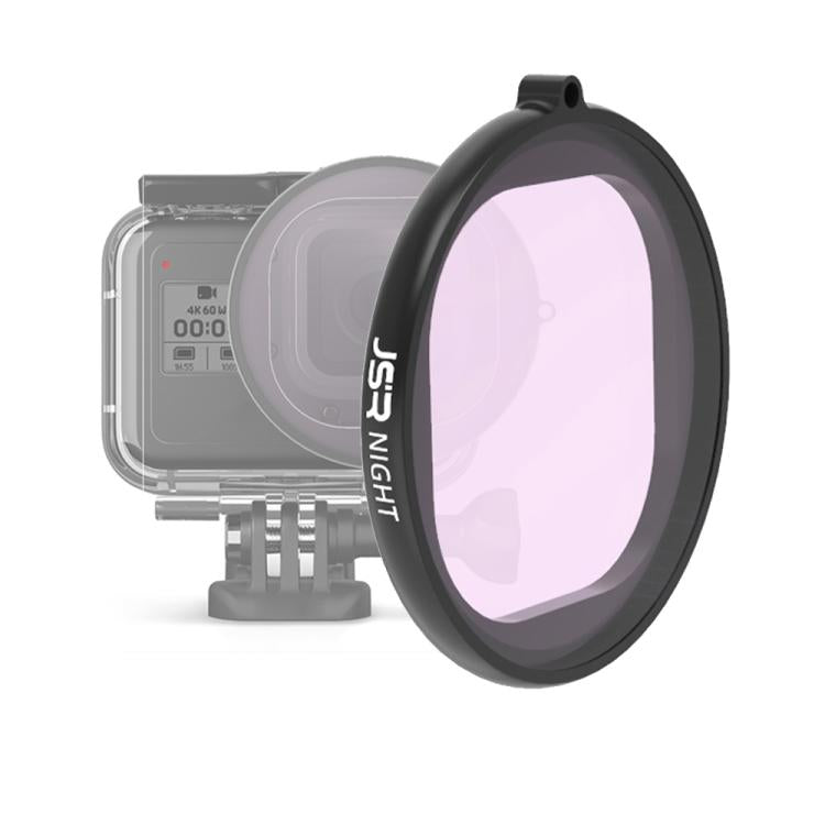 JSR Round Housing NIGHT Lens Filter for GoPro HERO8 Black - Lens Filter by JSR | Online Shopping South Africa | PMC TechLife | Buy Now Pay Later Mobicred