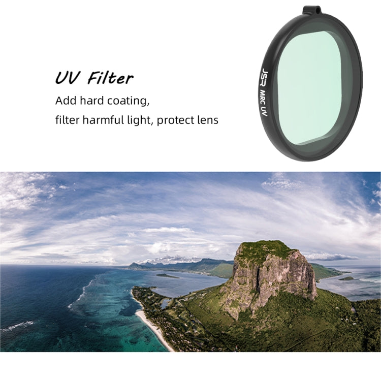 JSR Round Housing 4 in 1 UV+CPL+ND4+ND8 Lens Filter for GoPro HERO8 Black - Lens Filter by JSR | Online Shopping South Africa | PMC TechLife | Buy Now Pay Later Mobicred