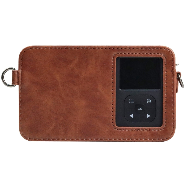 For Kodak Mini Shot2 Retro / C210R instax Full Body Camera PU Leather Case Bag with Strap (Brown) - Leather Bag by PMC TechLife | Online Shopping South Africa | PMC TechLife | Buy Now Pay Later Mobicred