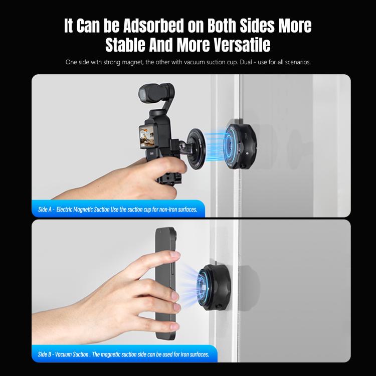 STARTRC Universal Electric Magnetic Suction Cup Mount (Black) - free shipping - PMC TechLife - Order now!