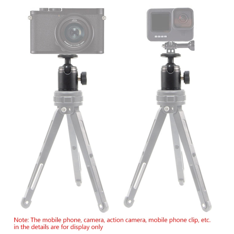 BEXIN K18A Mini 360 Degree Rotation Panoramic Metal Ball Head - free shipping - PMC TechLife - Order now!