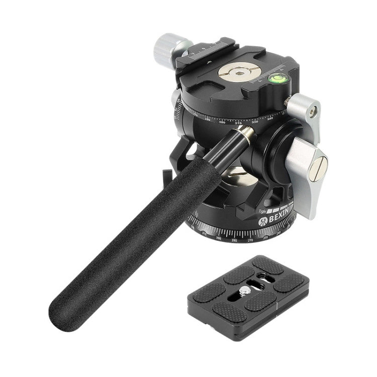 BEXIN DT-02R/S 2D 720 Degree Panorama Heavy Duty Tripod Action Fluid Drag Head with Quick Release Plate - free shipping - PMC Jewellery - Order now!