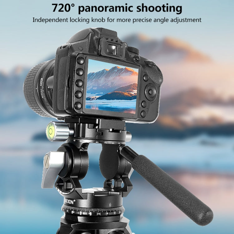 BEXIN DT-02R/S 2D 720 Degree Panorama Heavy Duty Tripod Action Fluid Drag Head with Quick Release Plate - free shipping - PMC Jewellery - Order now!