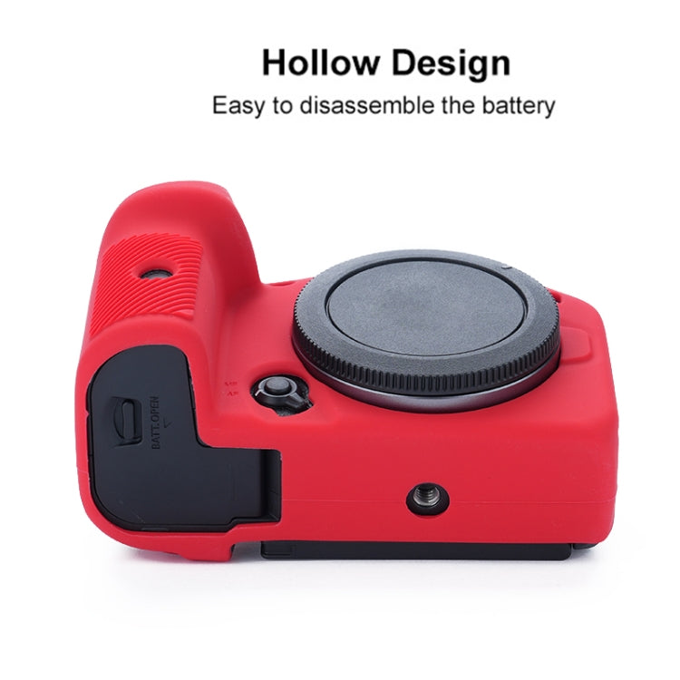 For Canon EOS R7 Soft Silicone Protective Case (Red) - Protective Case by PMC TechLife | Online Shopping South Africa | PMC TechLife | Buy Now Pay Later Mobicred