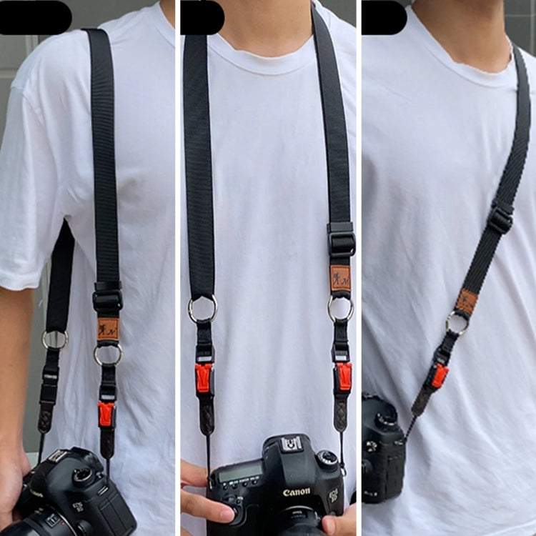 XJ03 Camera Shoulder Hanging Neck Strap(Khaki) - Camera Strap by PMC TechLife | Online Shopping South Africa | PMC TechLife | Buy Now Pay Later Mobicred