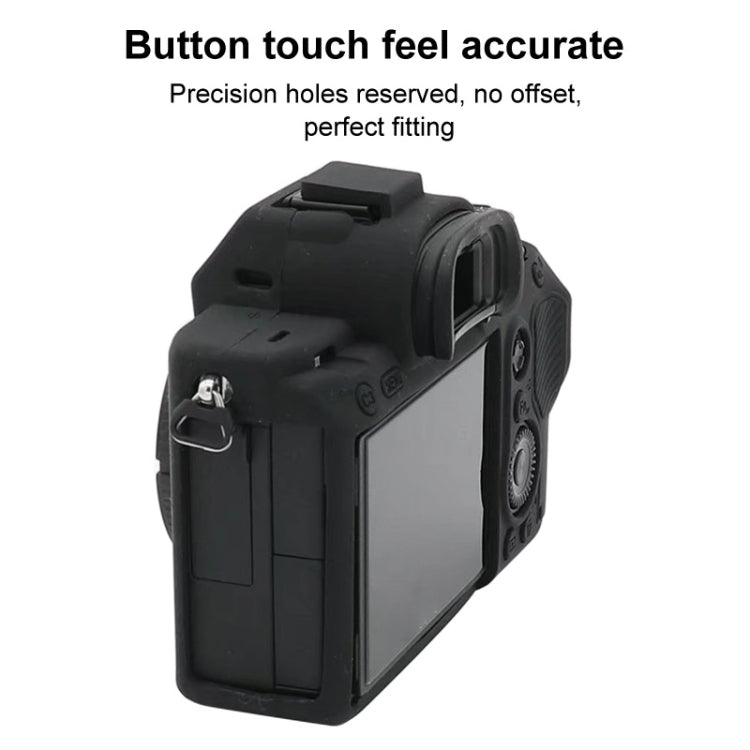For Sony  A7S III / A7S3 Soft Silicone Protective Case(Black) - Protective Case by PMC TechLife | Online Shopping South Africa | PMC TechLife | Buy Now Pay Later Mobicred