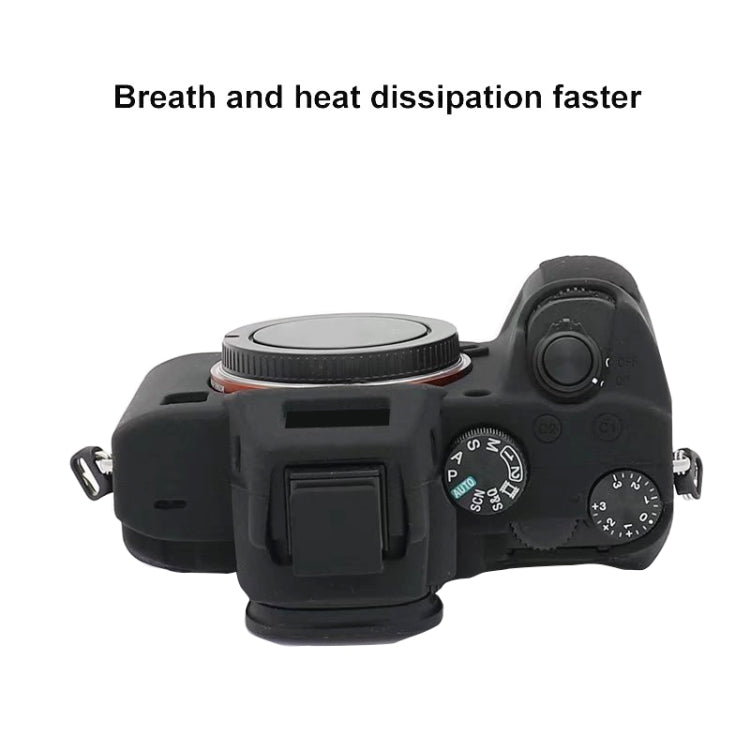 For Sony  A7S III / A7S3 Soft Silicone Protective Case(Red) - free shipping - PMC TechLife - Order now!