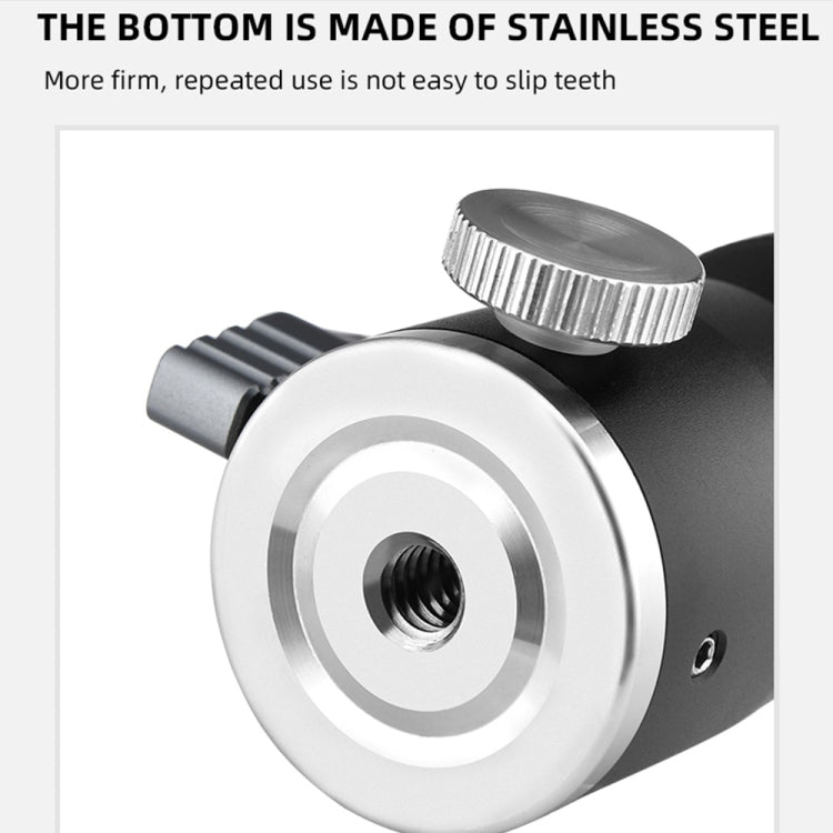 YELANGU LW-A01 Panoramic Metal Tripod Ball Head Adapter - Tripod Heads by YELANGU | Online Shopping South Africa | PMC TechLife | Buy Now Pay Later Mobicred