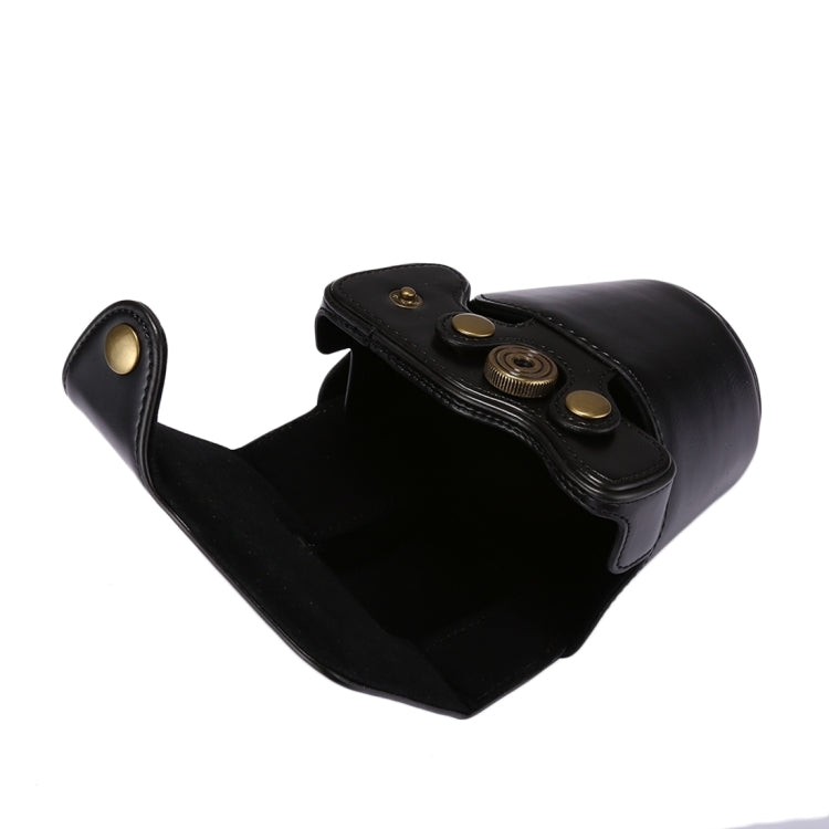 Full Body Camera PU Leather Case Bag with Strap for Canon EOS M5 (Black) - free shipping - PMC TechLife - Order now!