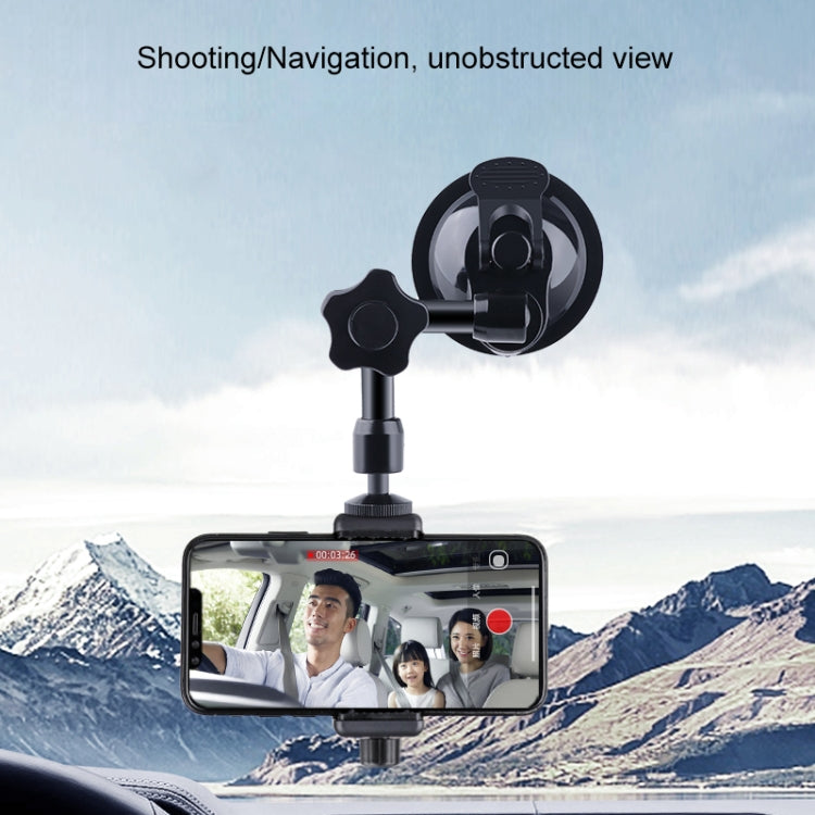 27cm Single Suction Cup Articulating Friction Magic Arm Phone Clamp Mount (Black) - Holder by PMC TechLife | Online Shopping South Africa | PMC TechLife | Buy Now Pay Later Mobicred
