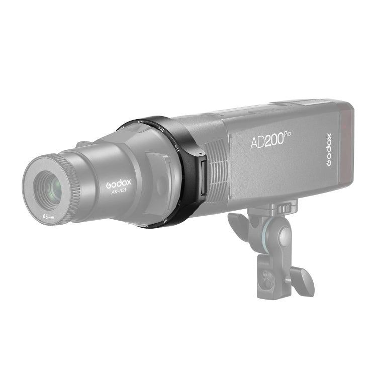 Godox AK-R28 Round Flash Head Adapter Holder for AK-R21 Projection Attachment (Black) - Shoe Mount Flashes by Godox | Online Shopping South Africa | PMC TechLife | Buy Now Pay Later Mobicred