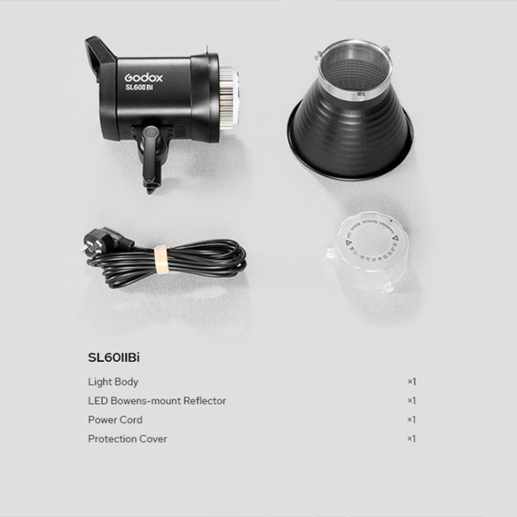 Godox SL60IIBi 75W Bi-Color 2800K-6500K LED Video Light(AU Plug) - free shipping - PMC TechLife - Order now!