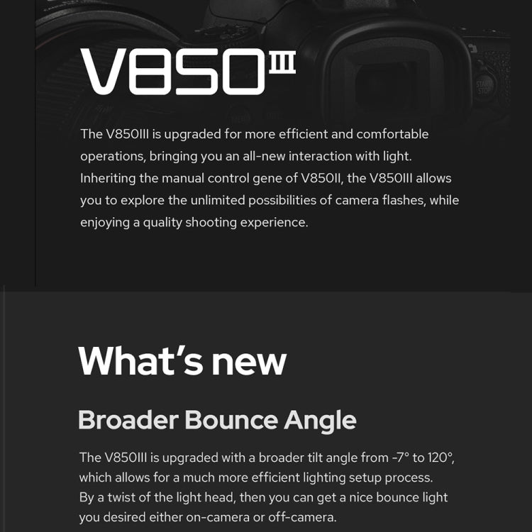 Godox V850III 2.4GHz Wireless Flash Speedlite Camera Light(AU Plug) - free shipping - PMC TechLife - Order now!