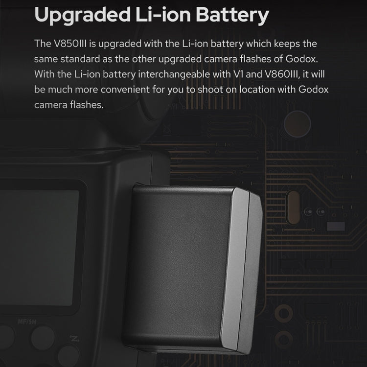 Godox V850III 2.4GHz Wireless Flash Speedlite Camera Light(UK Plug) - free shipping - PMC TechLife - Order now!