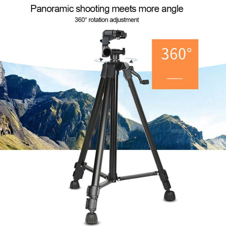 3366 Quality 1.4m Portable Phone Live Selfie Tripod DV SLR Camera Stand (Black) - Tripods by PMC TechLife | Online Shopping South Africa | PMC TechLife | Buy Now Pay Later Mobicred