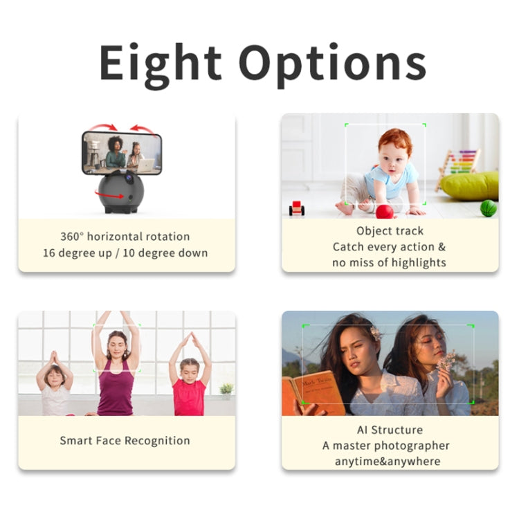 Q9 Al Gesture Recognition Two Axis Follow-up Cloud Platform(Gold) - Tripod Heads by PMC TechLife | Online Shopping South Africa | PMC TechLife | Buy Now Pay Later Mobicred