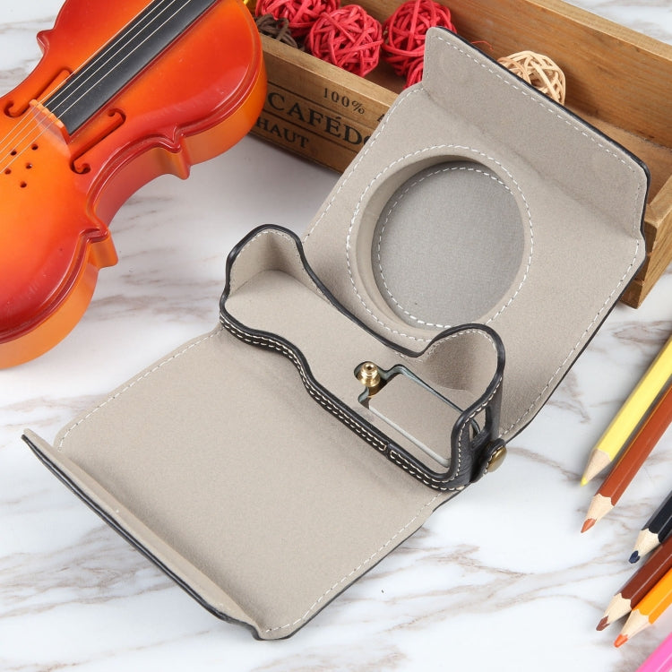 For Canon PowerShot G7 X Full Body Camera PU Leather Camera Case Bag with Strap (Black) - Leather Bag by PMC TechLife | Online Shopping South Africa | PMC TechLife | Buy Now Pay Later Mobicred