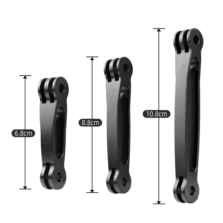 3 in 1 Joint Aluminum Extension Arm Grip Extenter for GoPro, Insta360, DJI and Other Action Cameras - Others by PMC TechLife | Online Shopping South Africa | PMC TechLife | Buy Now Pay Later Mobicred