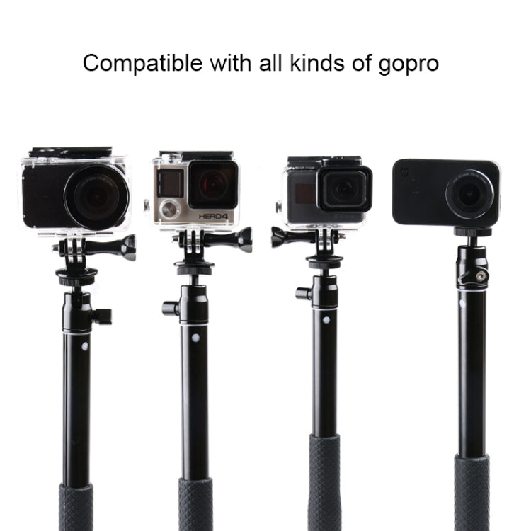30-93cm Grip Foldable Tripod Holder Multi-functional Selfie Stick Monopod for GoPro, Insta360, DJI and Other Action Cameras, Phones - Extendable Pole by PMC TechLife | Online Shopping South Africa | PMC TechLife | Buy Now Pay Later Mobicred
