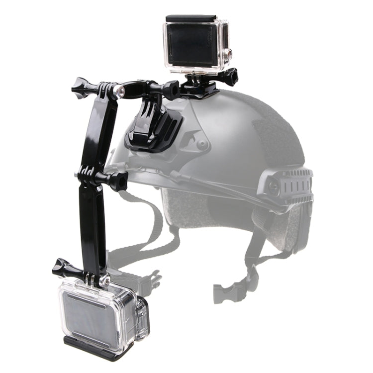 Helmet Front Mount Bundle Set for GoPro, Insta360, DJI and Other Action Cameras - Helmet Mount by PMC TechLife | Online Shopping South Africa | PMC TechLife | Buy Now Pay Later Mobicred