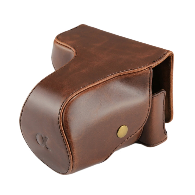 Full Body Camera PU Leather Case Bag with Strap for Sony NEX 7 / F3 (18-55mm Lens)(Coffee) - free shipping - PMC TechLife - Order now!