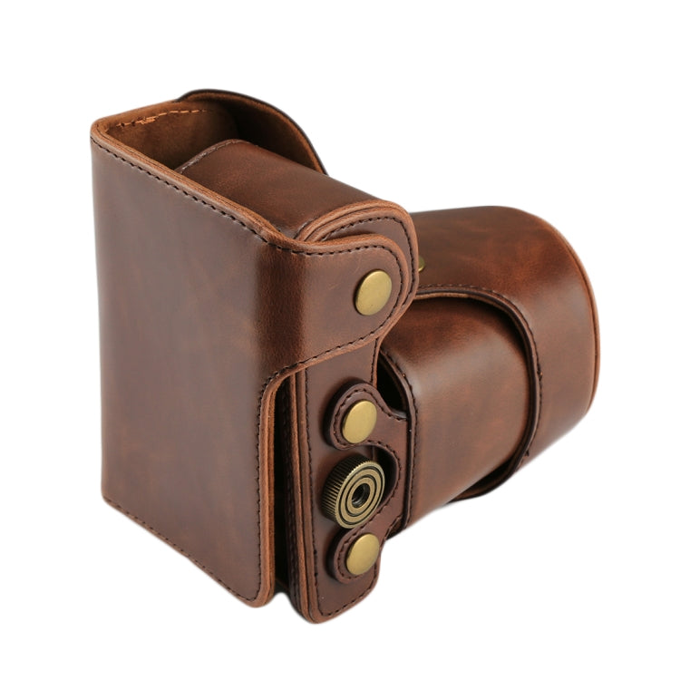 Full Body Camera PU Leather Case Bag with Strap for Sony NEX 7 / F3 (18-55mm Lens)(Coffee) - free shipping - PMC TechLife - Order now!