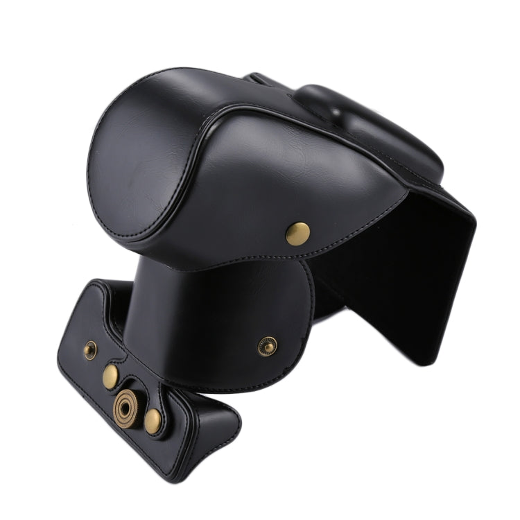 Full Body Camera PU Leather Case Bag for Canon EOS 200D  (18-55mm Lens)(Black) - free shipping - PMC TechLife - Order now!