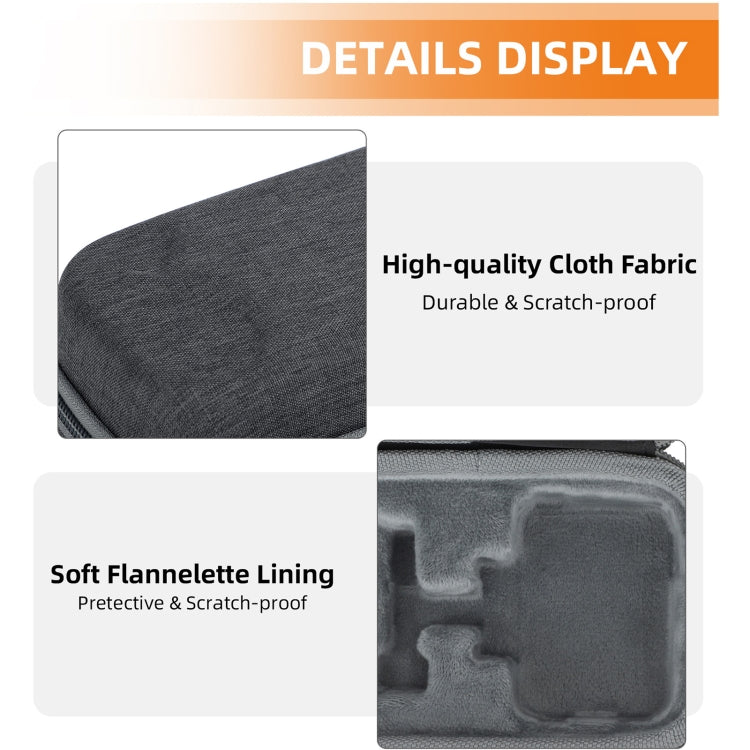 For Insta360 Ace / Ace Pro Sunnylife Portable Carrying Case Handbag Mini Travel Case Organizer Protective Bag (Black) - Case & Bags by Sunnylife | Online Shopping South Africa | PMC TechLife | Buy Now Pay Later Mobicred