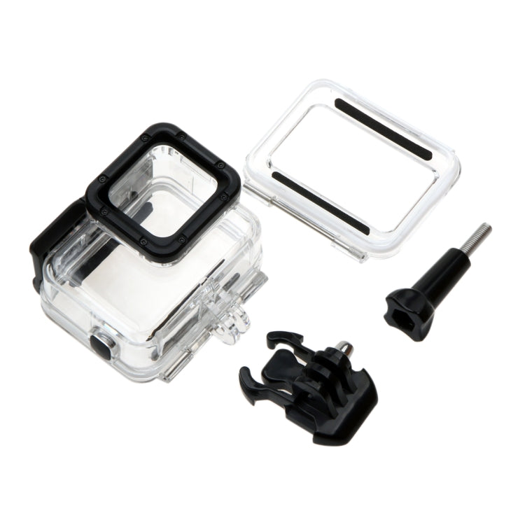 For GoPro  NEW HERO /HERO6  /5  30m Waterproof Housing Protective Case + Hollow Back Cover with Buckle Basic Mount & Screw, No Need to Disassemble Lens(GP413) - Waterproof Cases by PMC TechLife | Online Shopping South Africa | PMC TechLife | Buy Now Pay Later Mobicred