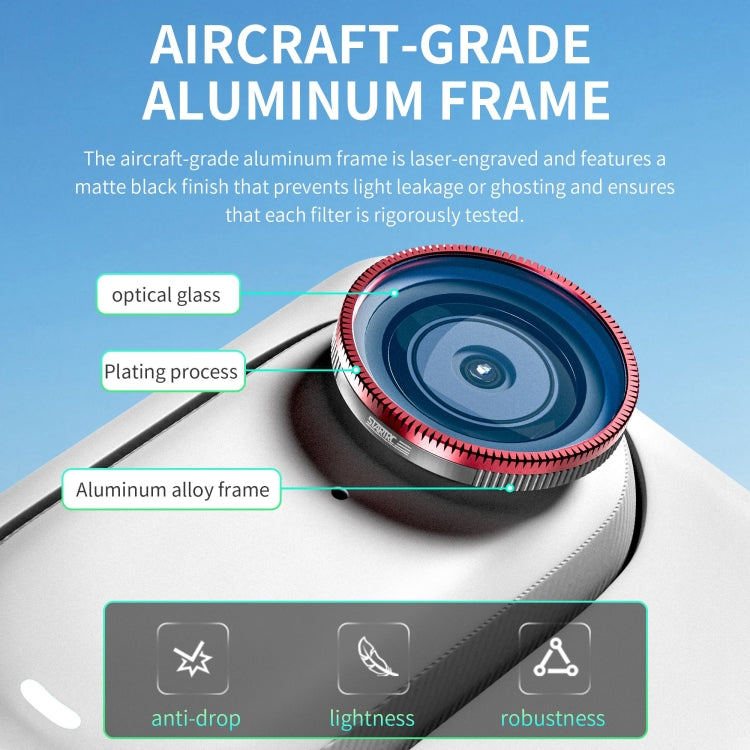 For Insta360 GO 3S STARTRC CPL Camera Lens Filter (Black Red) - free shipping - PMC TechLife - Order now!