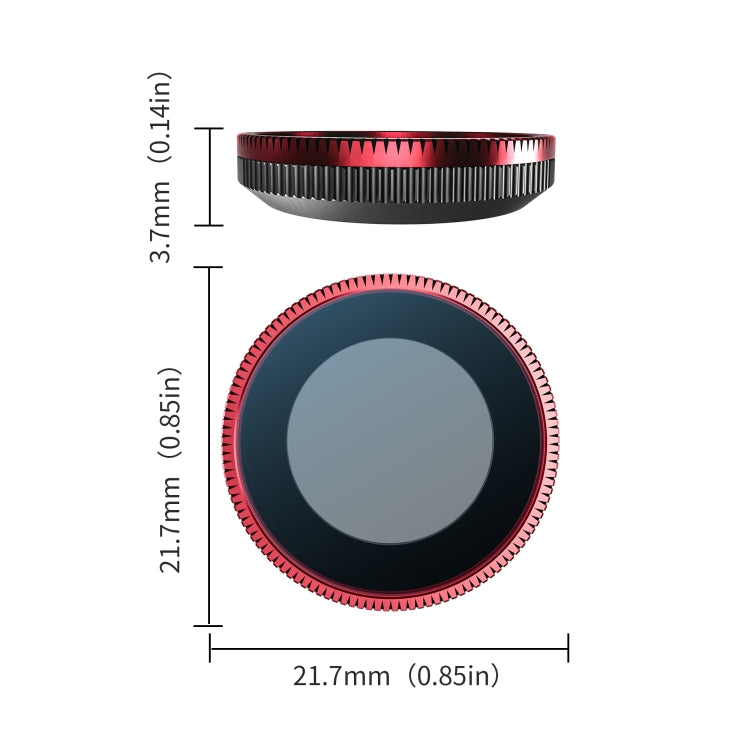 For Insta360 GO 3S STARTRC CPL Camera Lens Filter (Black Red) - free shipping - PMC TechLife - Order now!