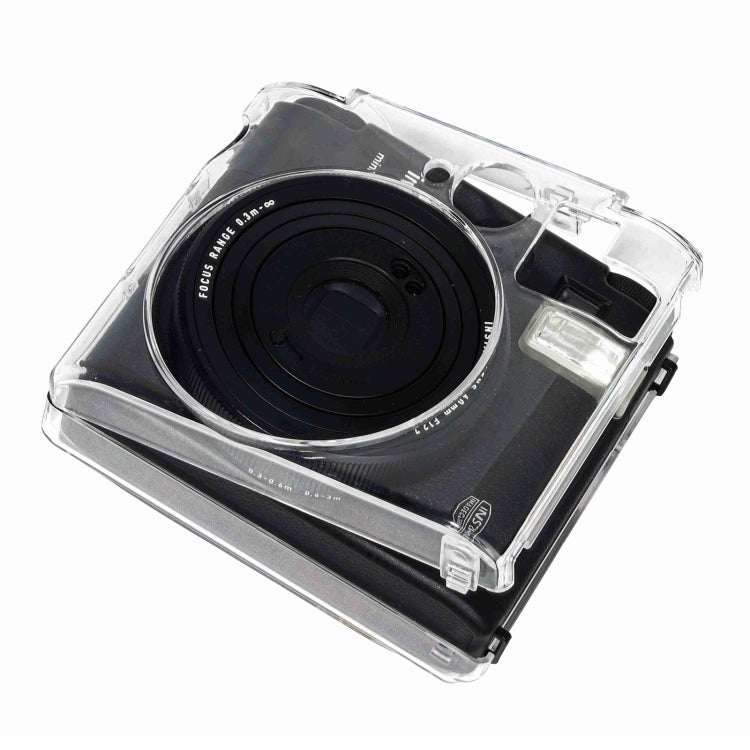 For FUJIFILM Instax mini 99 Crystal Hard Case Camera Bag with Shoulder Strap (Transparent) - Protective Case by PMC TechLife | Online Shopping South Africa | PMC TechLife | Buy Now Pay Later Mobicred