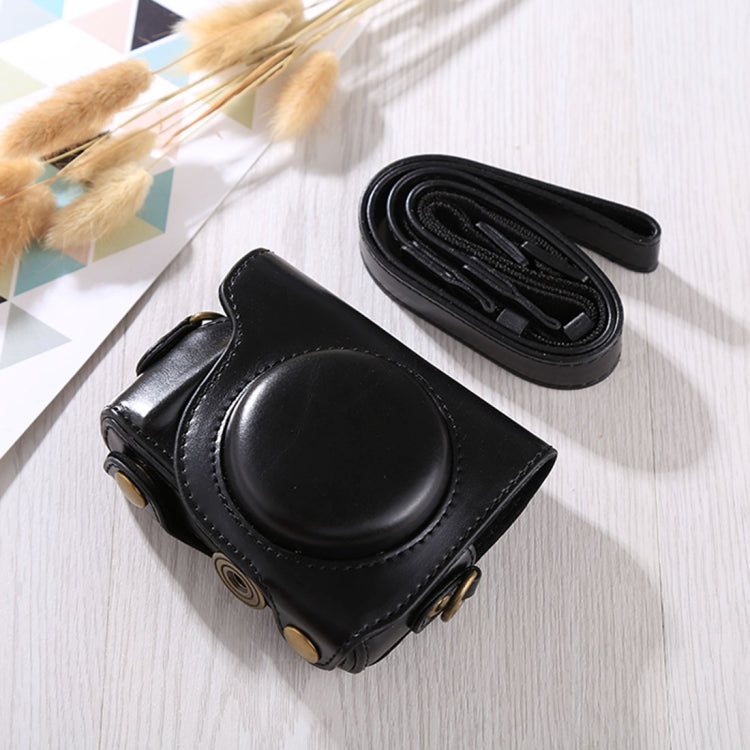 Full Body Camera PU Leather Case Bag with Strap for Canon G9X / G9X II (Black) - free shipping - PMC TechLife - Order now!