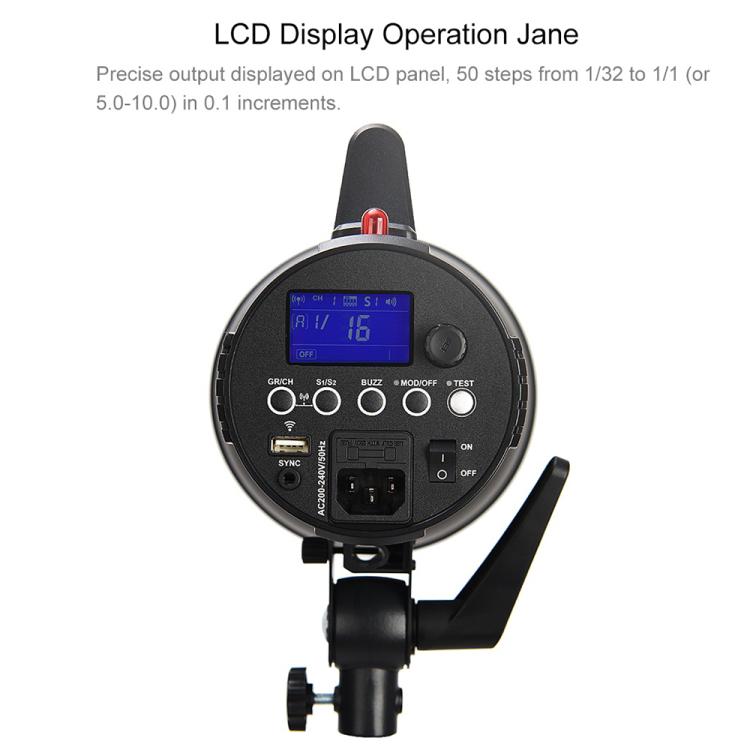 Godox Gemini GS400II Studio Flash Light 400Ws Bowens Mount Strobe Flash (AU Plug) - free shipping - PMC TechLife - Order now!