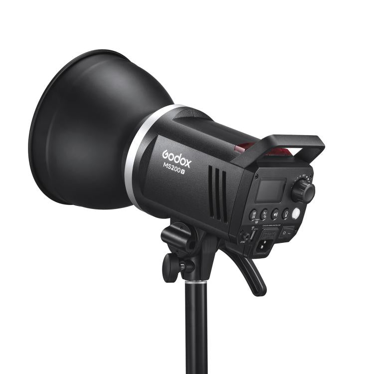 Godox MS200-V Studio Flash Light 200Ws Bowens Mount Strobe Light with Lamp Cover (UK Plug) - free shipping - PMC TechLife - Order now!